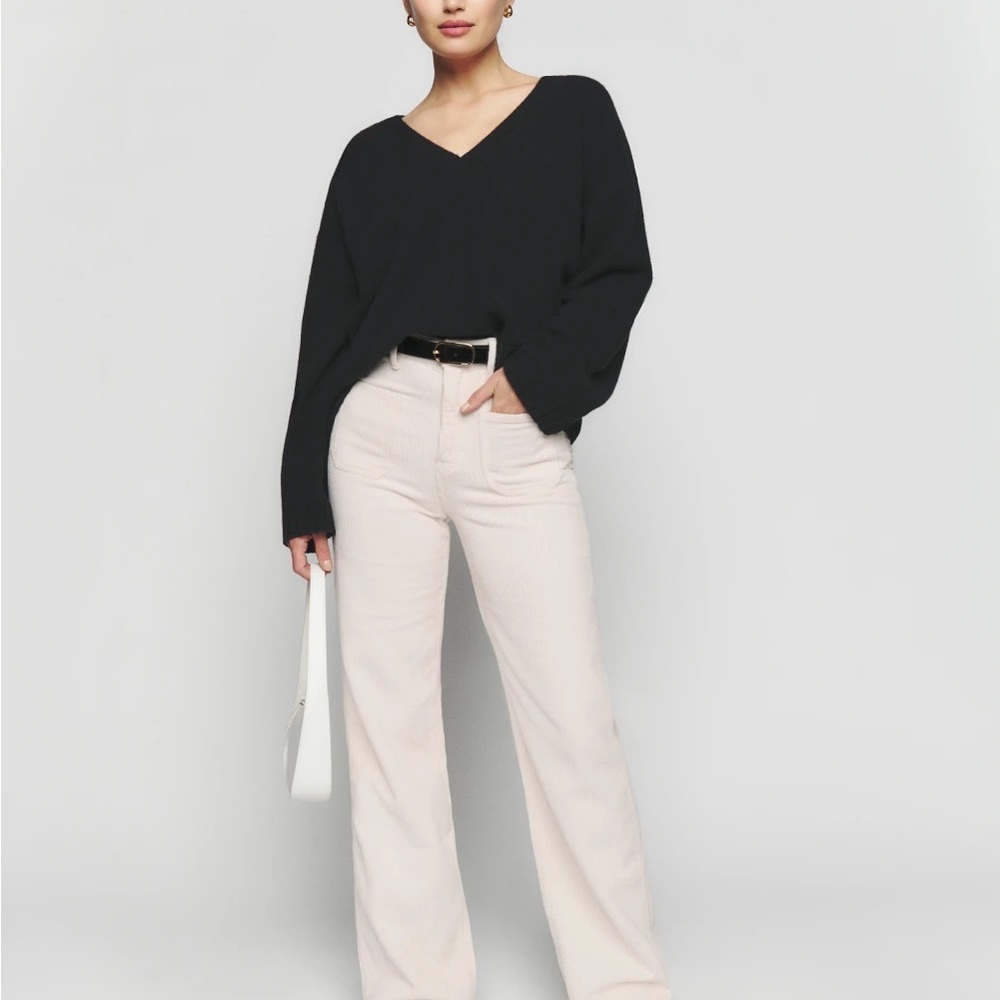 SOLD NWT Reformation Cream Corduroys